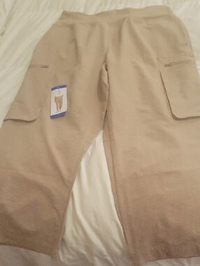 GLS Collective Beige Cargo Knit Pants
